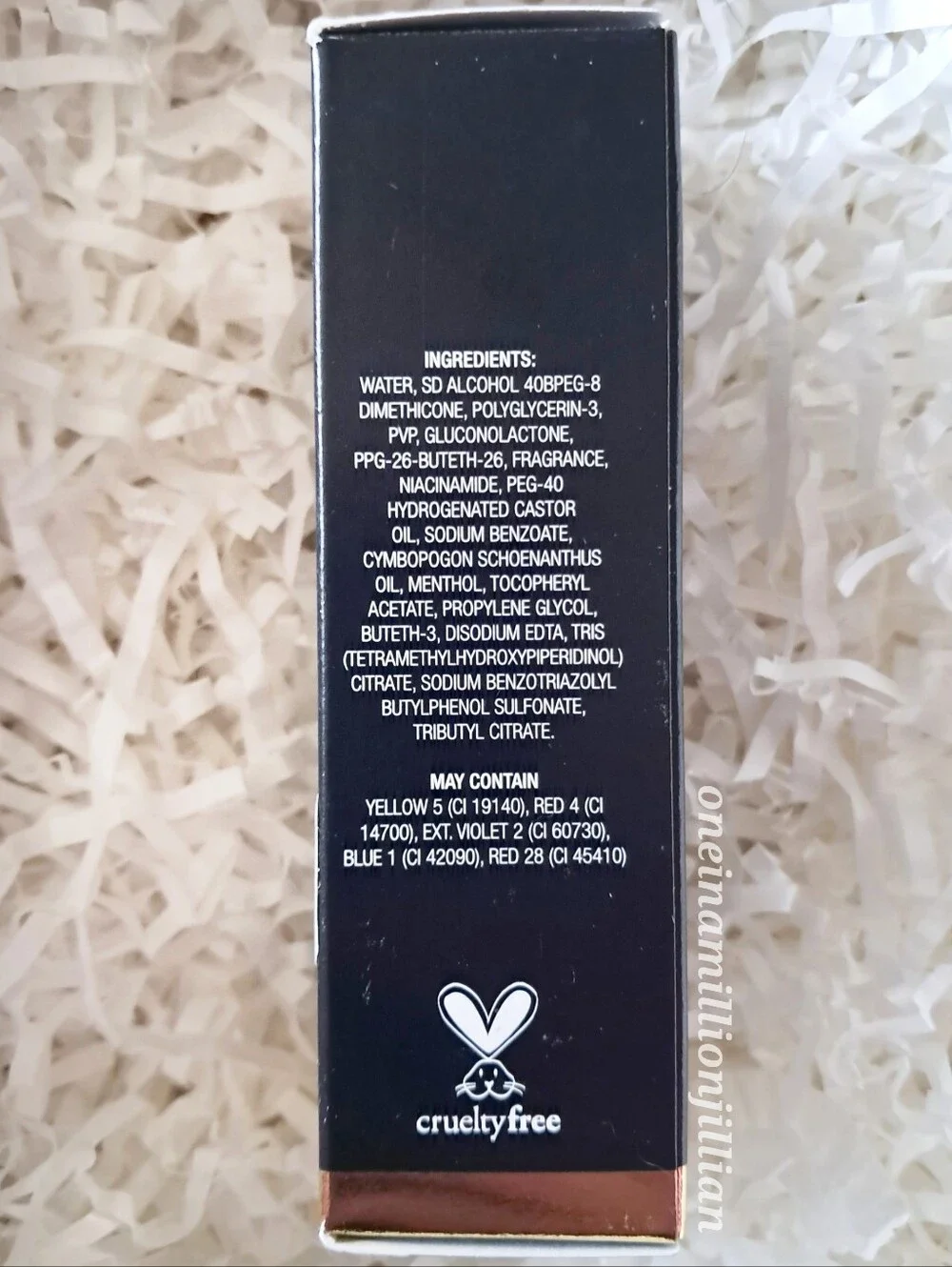 Gerard Cosmetics box top